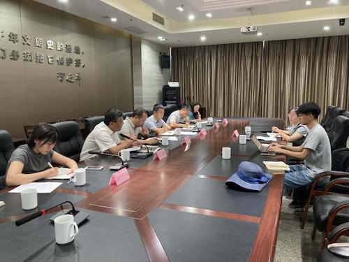 图3: 良渚调研组与良管委各部门进行交流 图3: 良渚调研组与良管委各部门进行交流